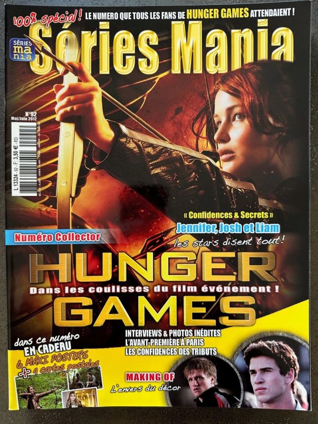 SERIES MANIA magazine side cover Issue 92  May/June 2012