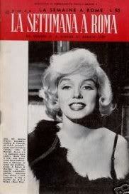 SETTIMANA A ROMA |LA magazine side cover  1959