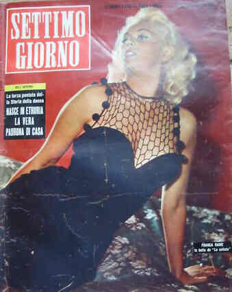 SETTIMO GIORNO magazine side cover Issue 10 6 March 1956