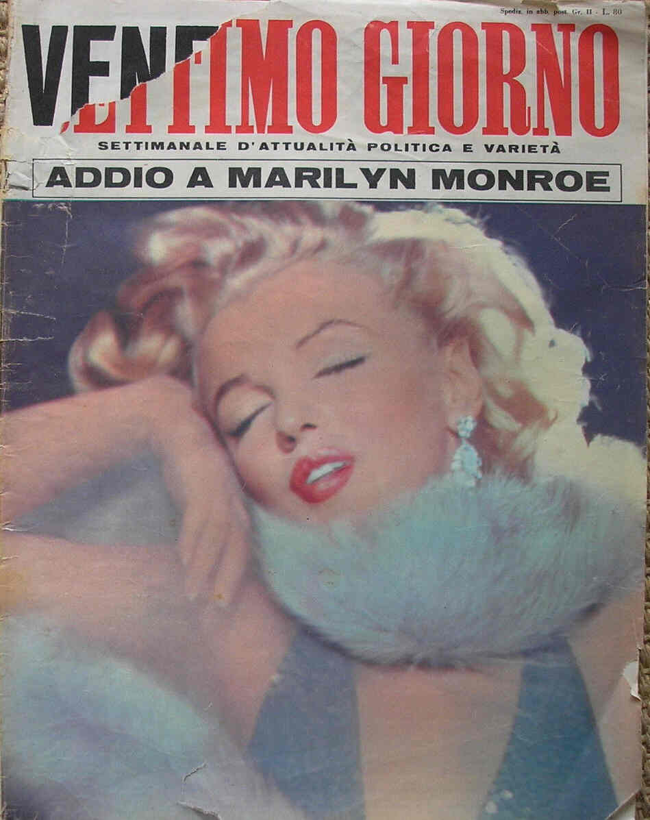 SETTIMO GIORNO magazine side cover August 1962