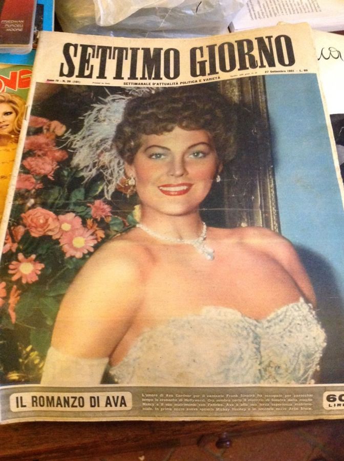 SETTIMO GIORNO magazine side cover Issue 39 27 September 1951