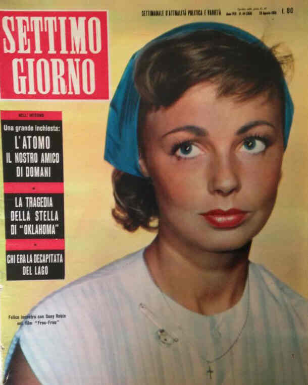 SETTIMO GIORNO magazine side cover Issue 34 23 August 1955