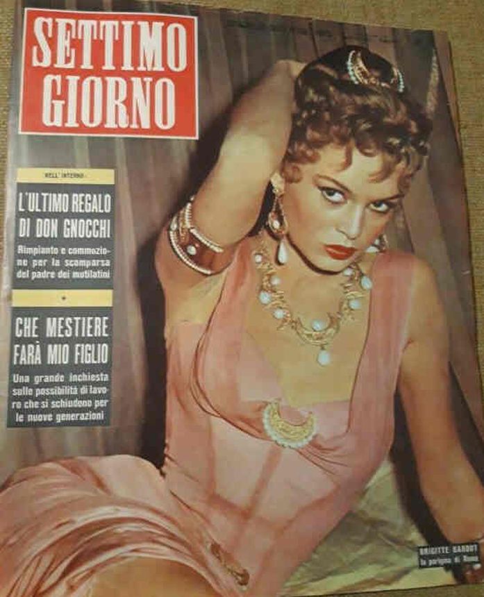 SETTIMO GIORNO magazine side cover   1956