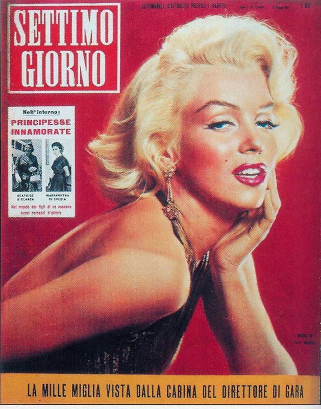 SETTIMO GIORNO magazine side cover  1957