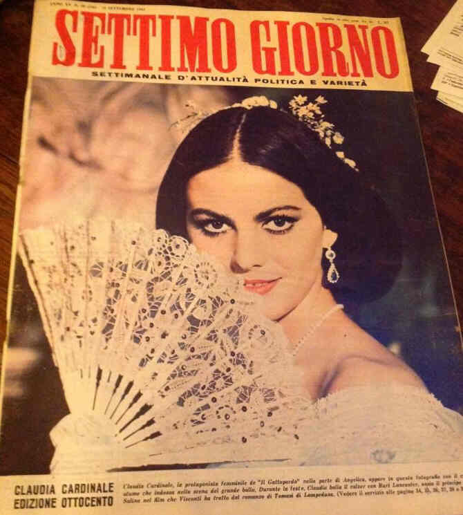 SETTIMO GIORNO magazine side cover Issue 38 10 September 1962