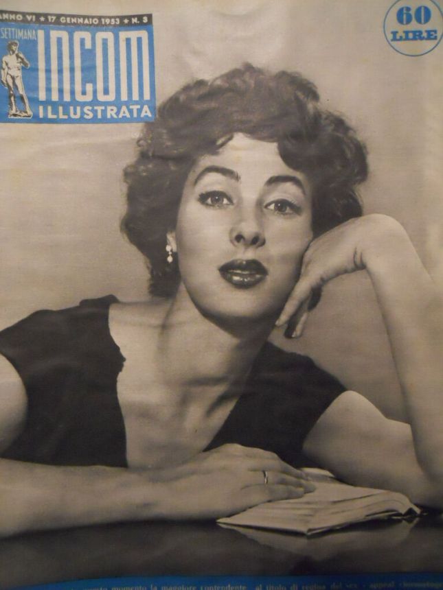 SETTIMANA INCOM magazine side cover Issue 3 17 January 1953