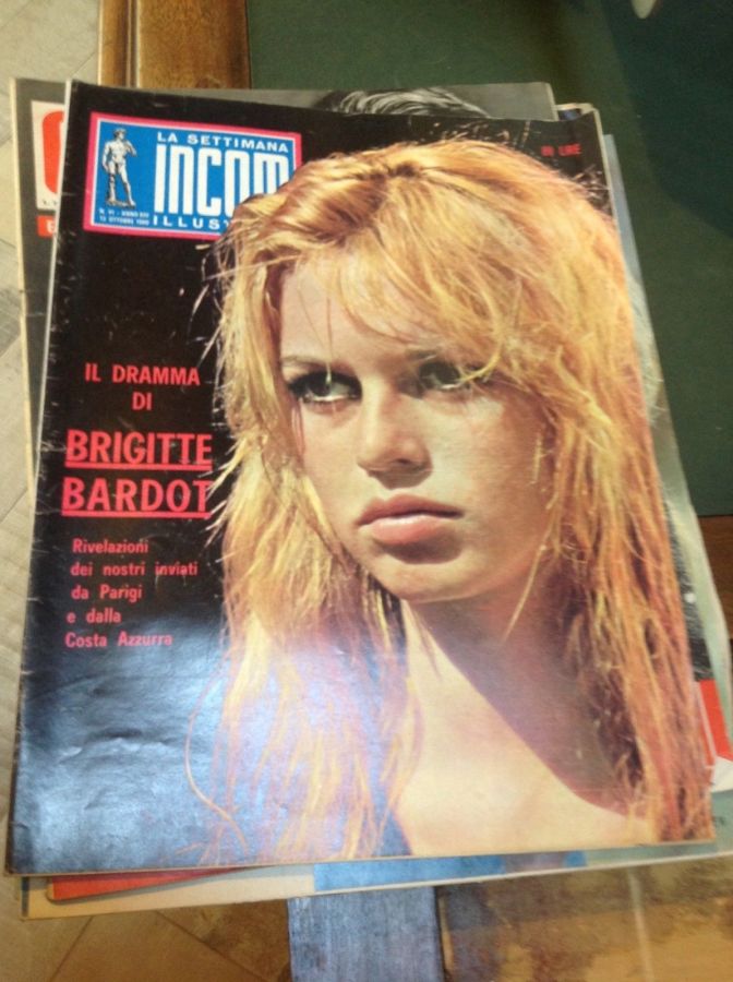 SETTIMANA INCOM magazine side cover Issue 41 14 October 1960
