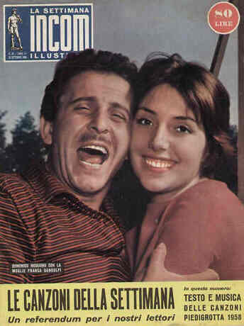 SETTIMANA INCOM magazine side cover Issue 38 20 September 1958