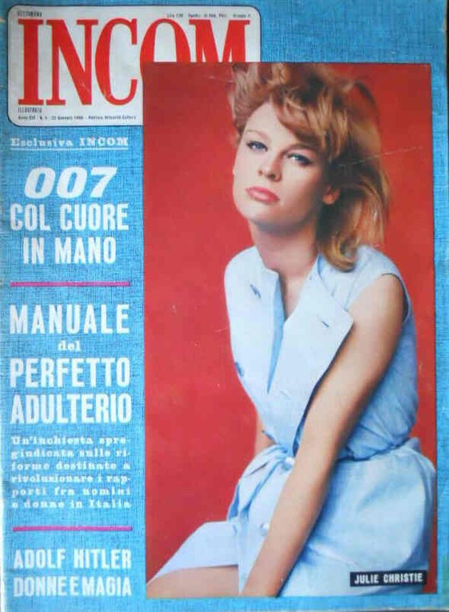 SETTIMANA INCOM magazine side cover Issue 4 23 January 1966