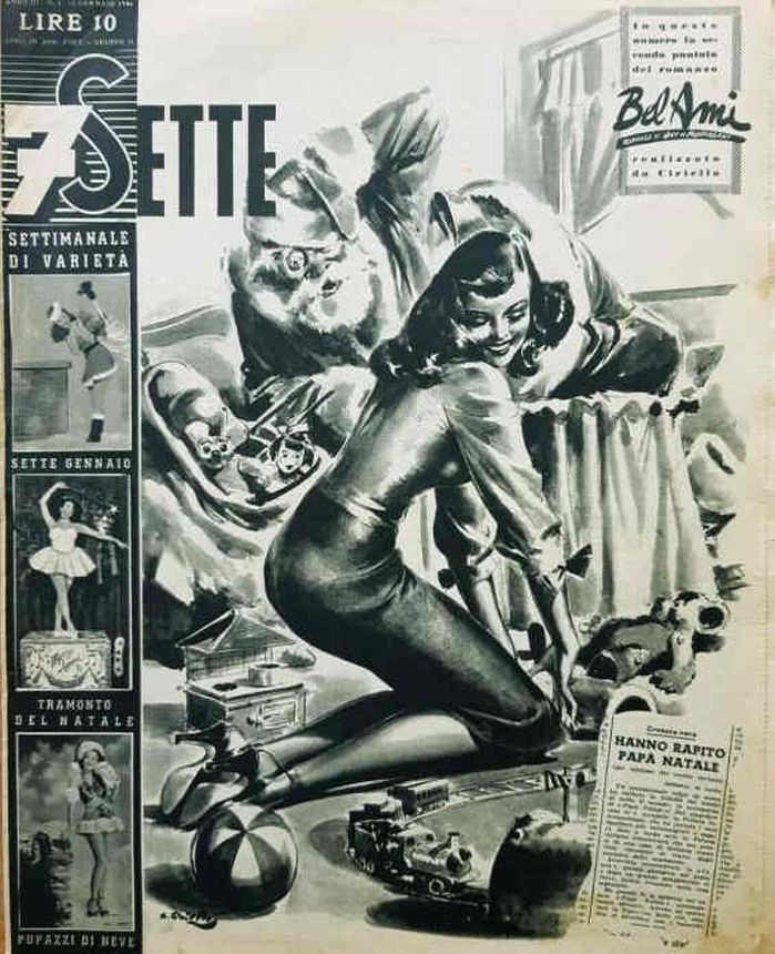 7-SETTE magazine side cover Issue 2 12 January 1946