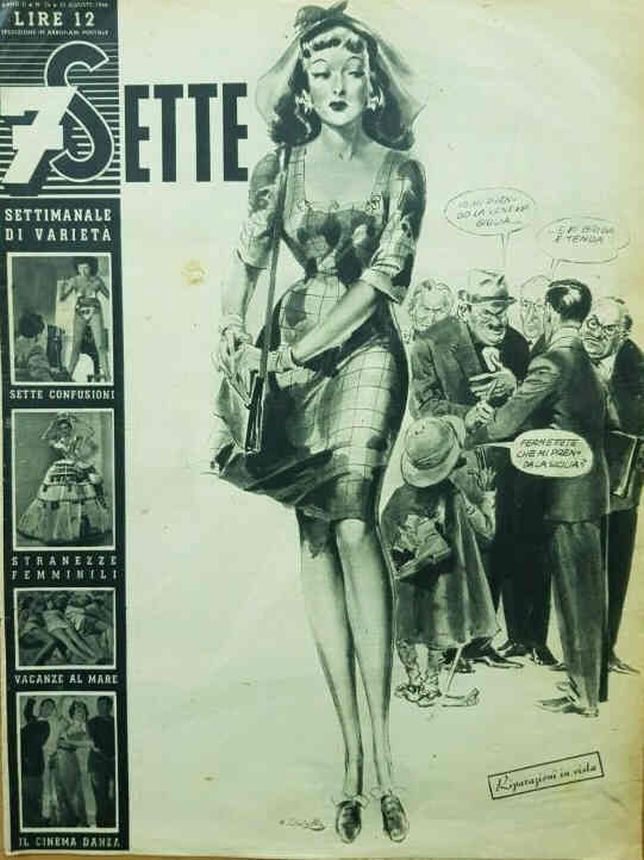 7-SETTE magazine side cover Issue 34 25 August 1946