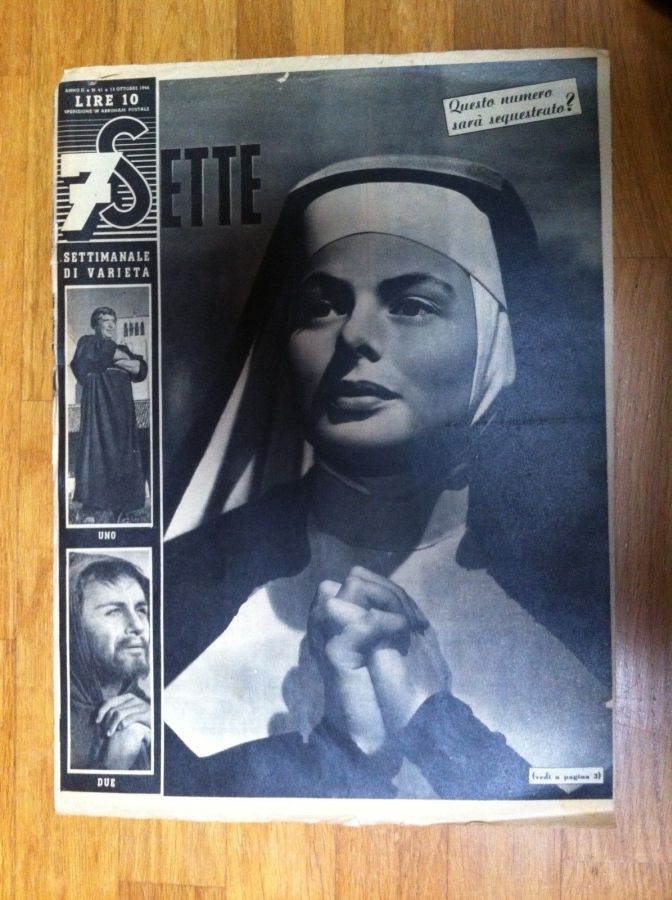 7-SETTE magazine side cover Issue 41 13 October 1946