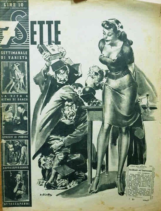 7-SETTE magazine side cover Issue 1 5 January 1947