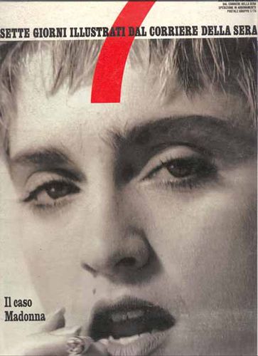 CORRIERE DELLA SERA MAGAZINE magazine side cover 7 September 1987