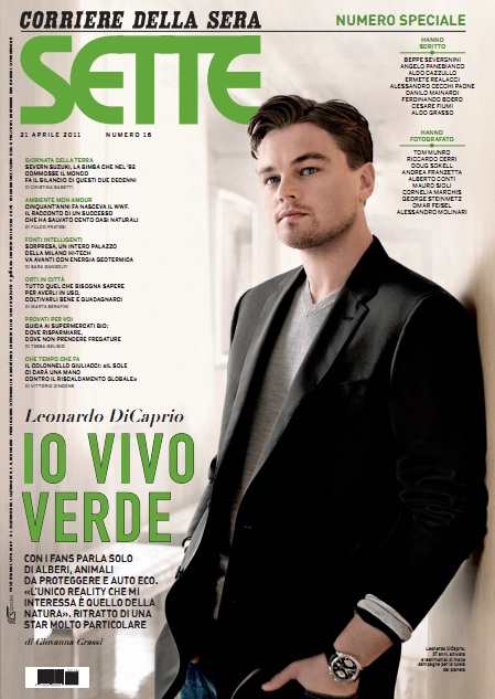 CORRIERE DELLA SERA MAGAZINE magazine side cover Issue 3 21 April 2011