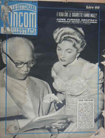 SETTIMANA INCOM magazine side cover 24 March 1951