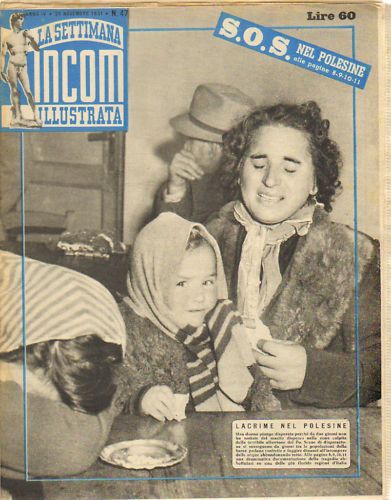 SETTIMANA INCOM magazine side cover 24 November 1951