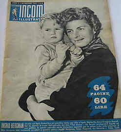 SETTIMANA INCOM magazine side cover 20 December 1952