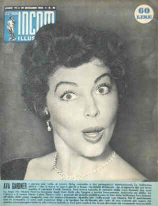 SETTIMANA INCOM magazine side cover 19 December 1953