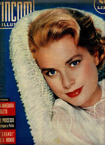 SETTIMANA INCOM magazine side cover 2 April 1955