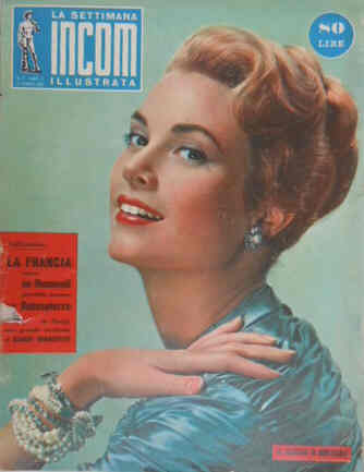 SETTIMANA INCOM magazine side cover 21 January 1956