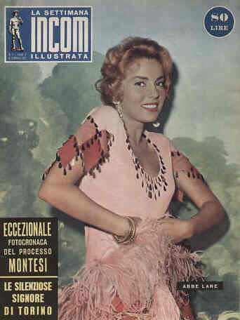 SETTIMANA INCOM magazine side cover 2 February 1957