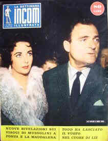 SETTIMANA INCOM magazine side cover 5 April 1958