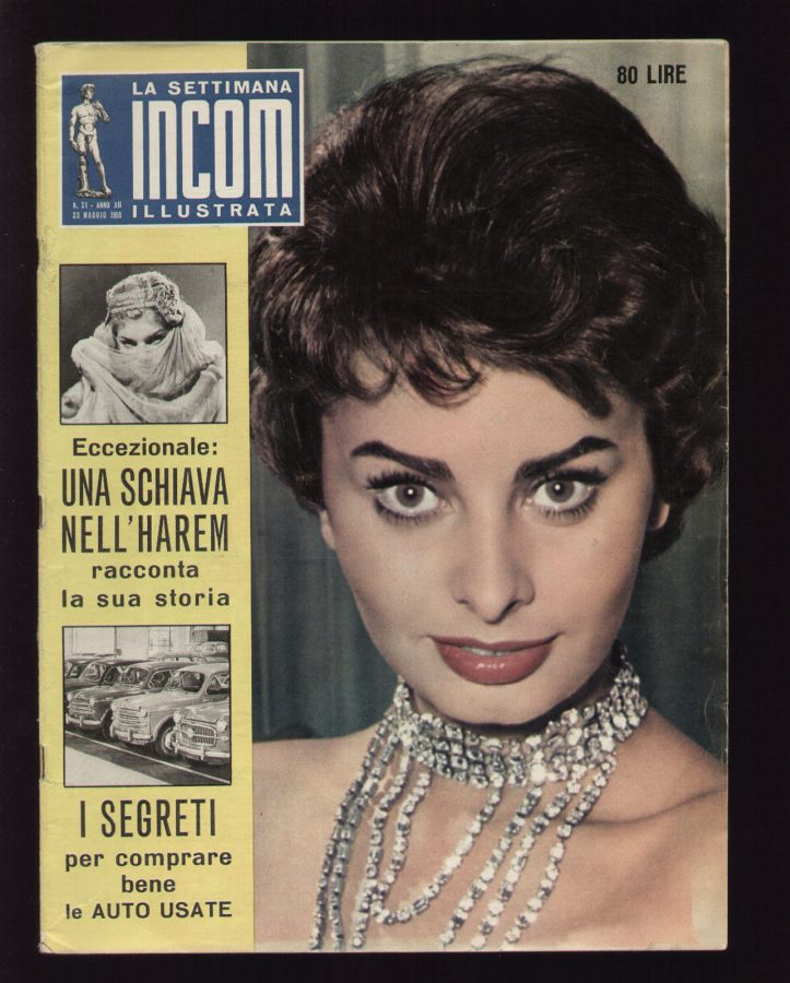 SETTIMANA INCOM magazine side cover 23 May 1959