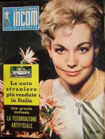 SETTIMANA INCOM magazine side cover 25 July 1959