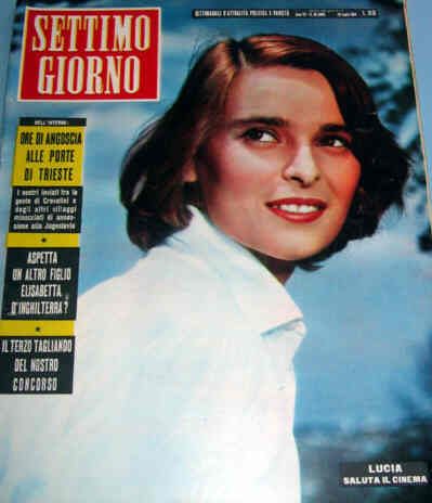 SETTIMO GIORNO magazine side cover Issue 30  1954