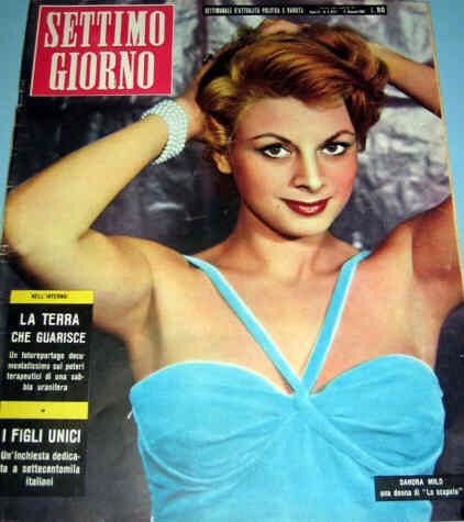 SETTIMO GIORNO magazine side cover Issue 3  1956