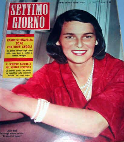 SETTIMO GIORNO magazine side cover Issue 10  1957