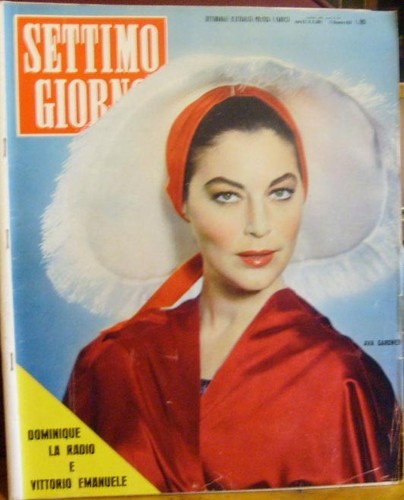 SETTIMO GIORNO magazine side cover Issue 51 17 December 1960