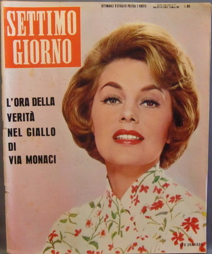 SETTIMO GIORNO magazine side cover Issue 11/647 14 March 1961