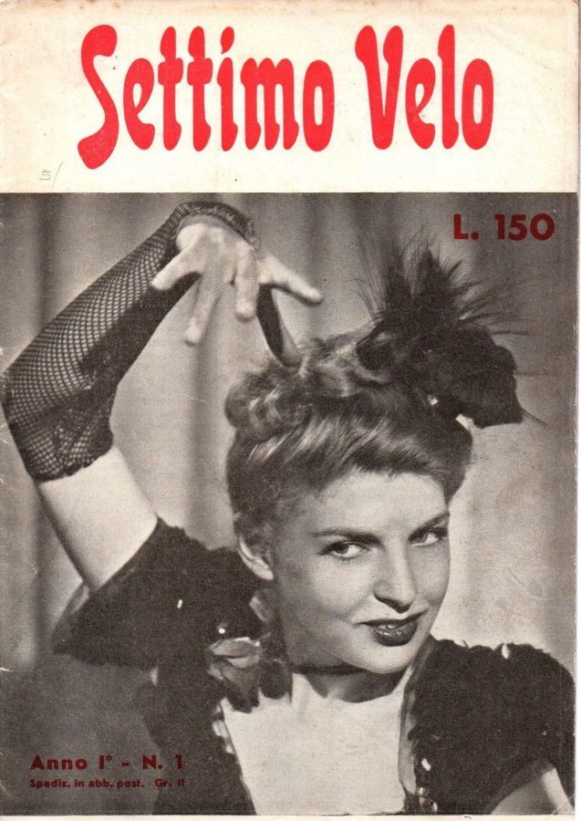 SETTIMO VELO magazine side cover Issue 1  1949