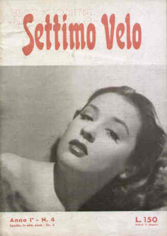 SETTIMO VELO magazine side cover Issue 4  1949