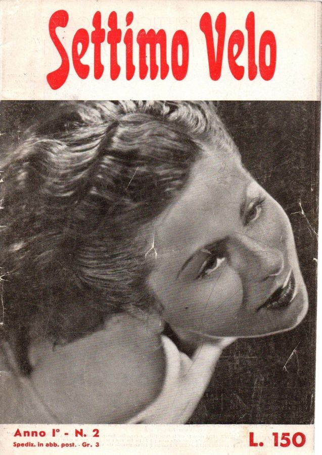 SETTIMO VELO magazine side cover Issue 2   1949