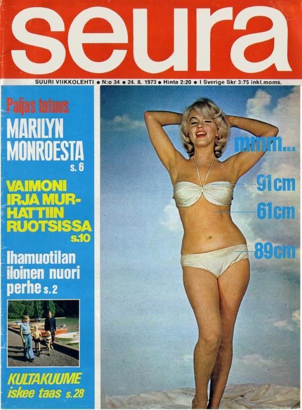 SEURA magazine side cover 24 August 1973
