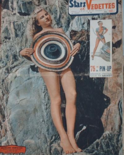 STARS ET VEDETTES magazine side cover Issue 55  