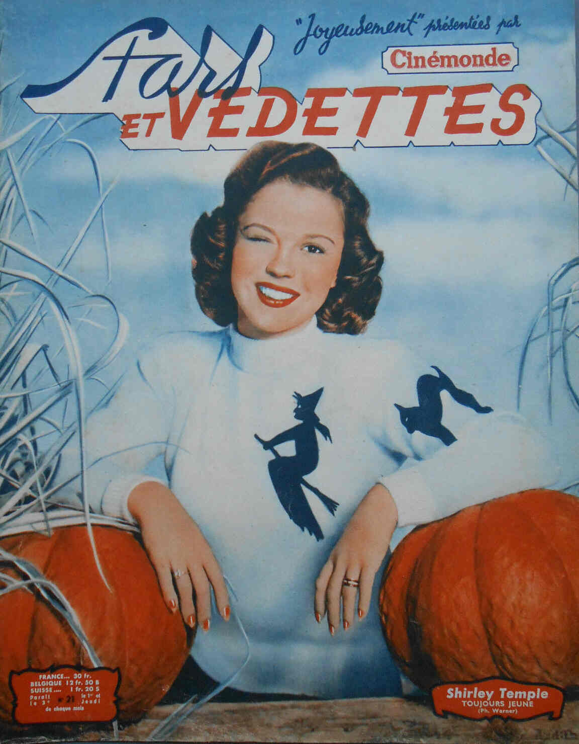 STARS ET VEDETTES magazine side cover Issue 21  