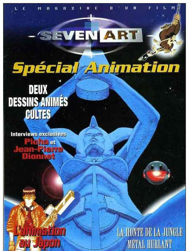 SEVEN ART magazine side cover  Special   1998