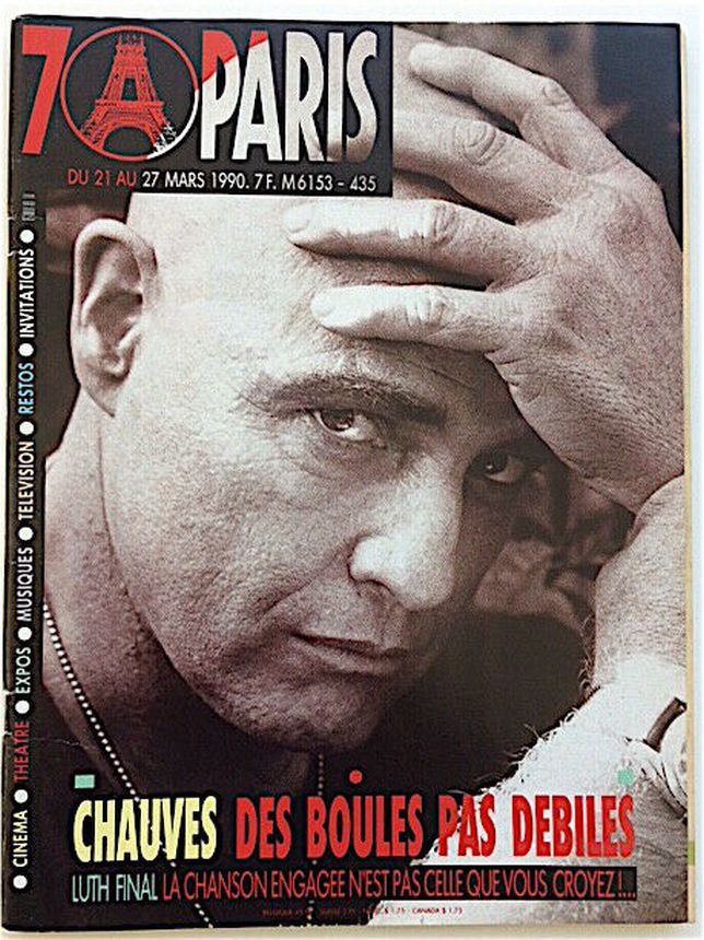 SEVEN A PARIS magazine side cover Issue 435 21 March 1990