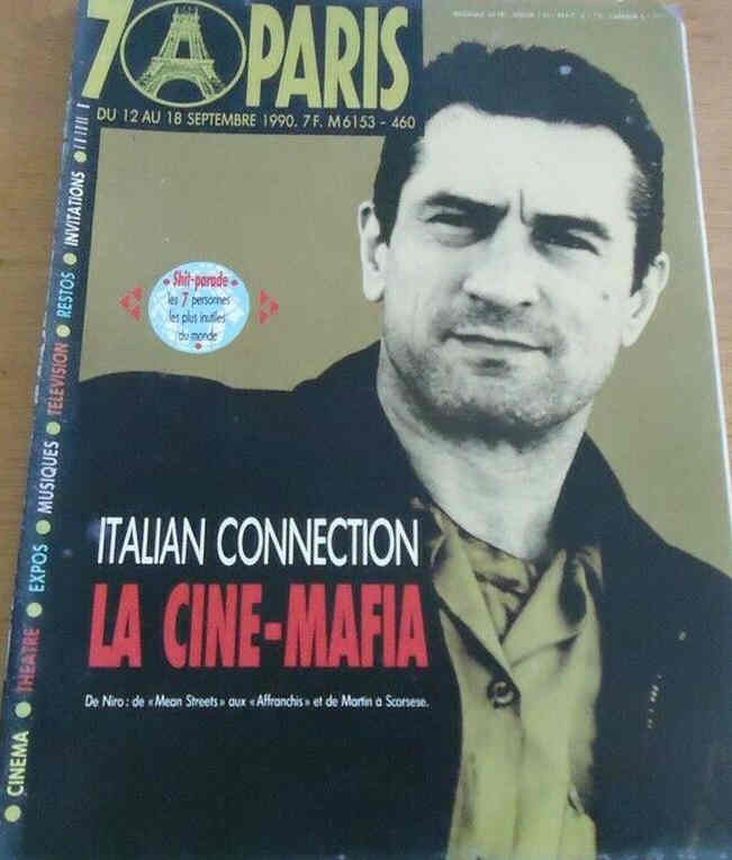 SEVEN A PARIS magazine side cover Issue 460 12 September 1990