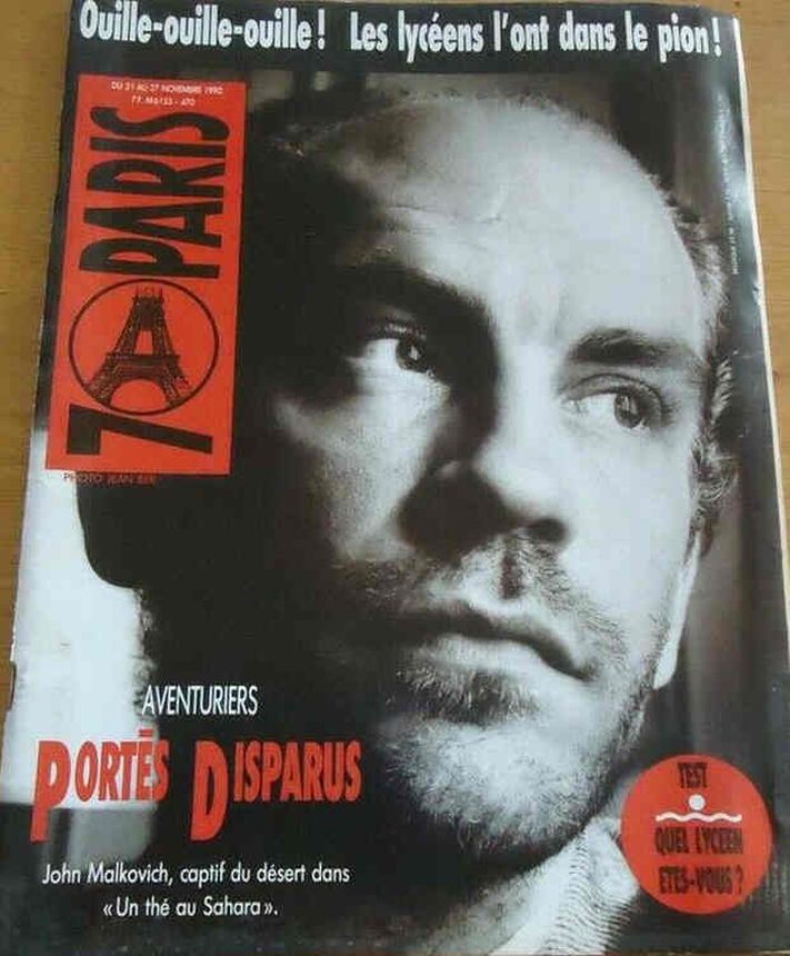 SEVEN A PARIS magazine side cover 21 November 1990