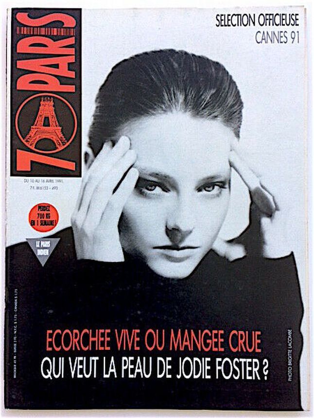 SEVEN A PARIS magazine side cover Issue 490 10 April 1991