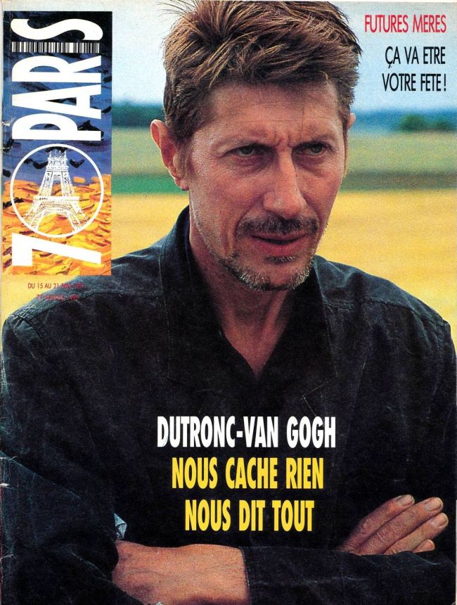 SEVEN A PARIS magazine side cover Issue 495 15 May 1991