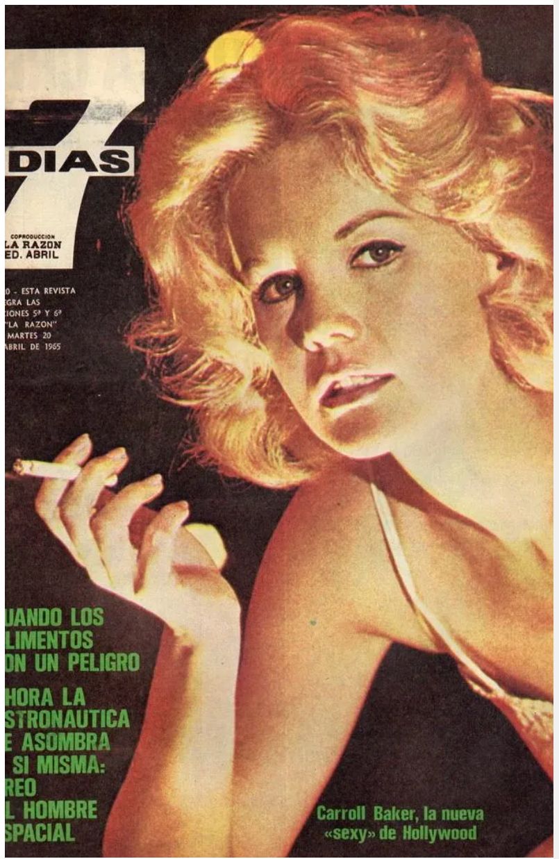 7 DIAS magazine side cover Issue 20   1965