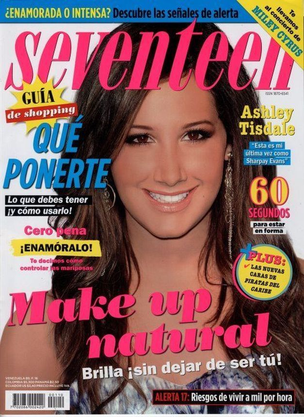 SEVENTEEN ECUADOR magazine side cover  May 2011