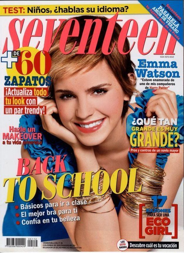 SEVENTEEN ECUADOR magazine side cover  July 2011