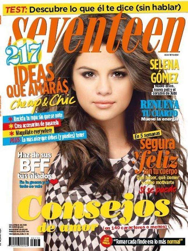 SEVENTEEN ECUADOR magazine side cover  August 2011